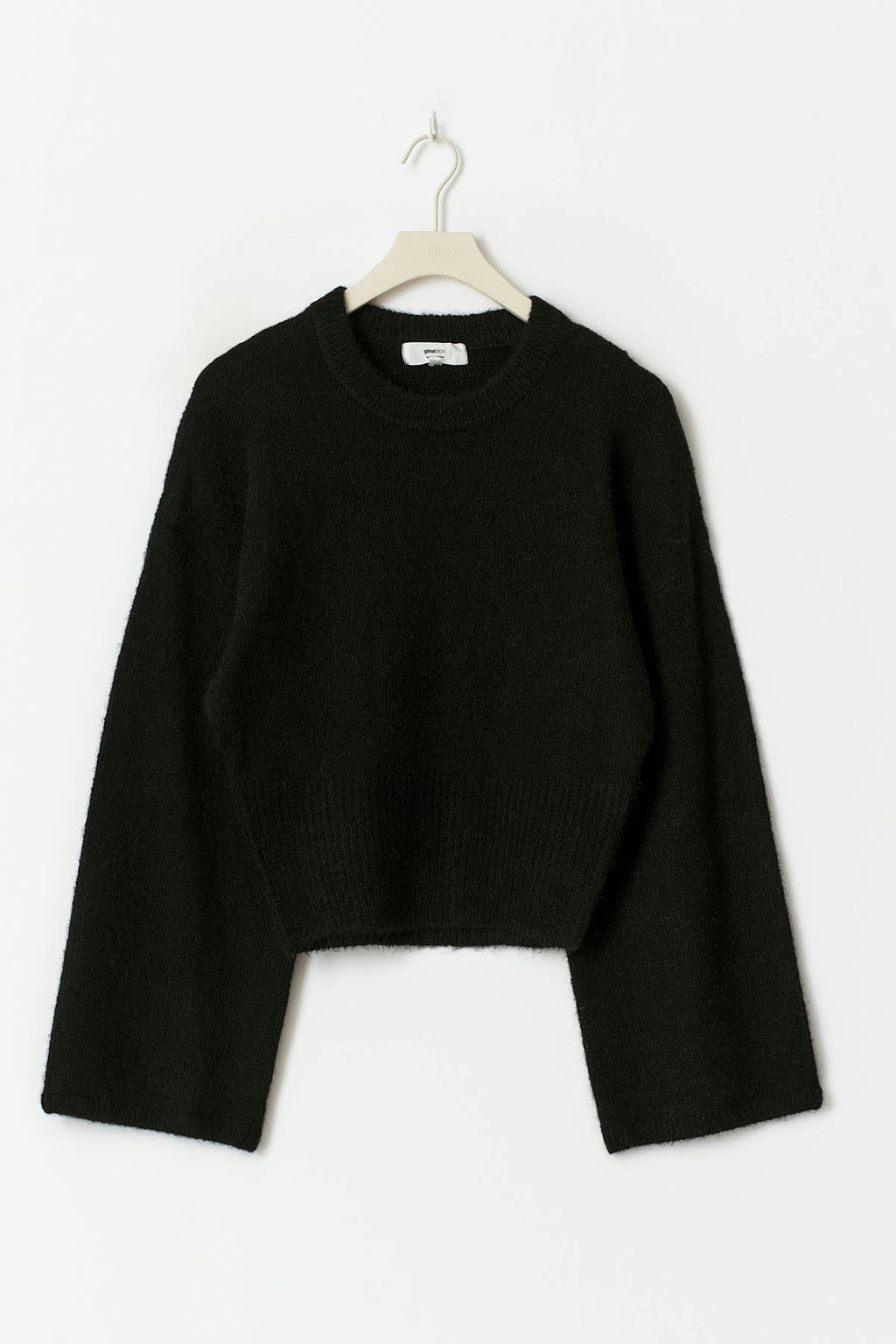 Wide sleeve knitted sweater