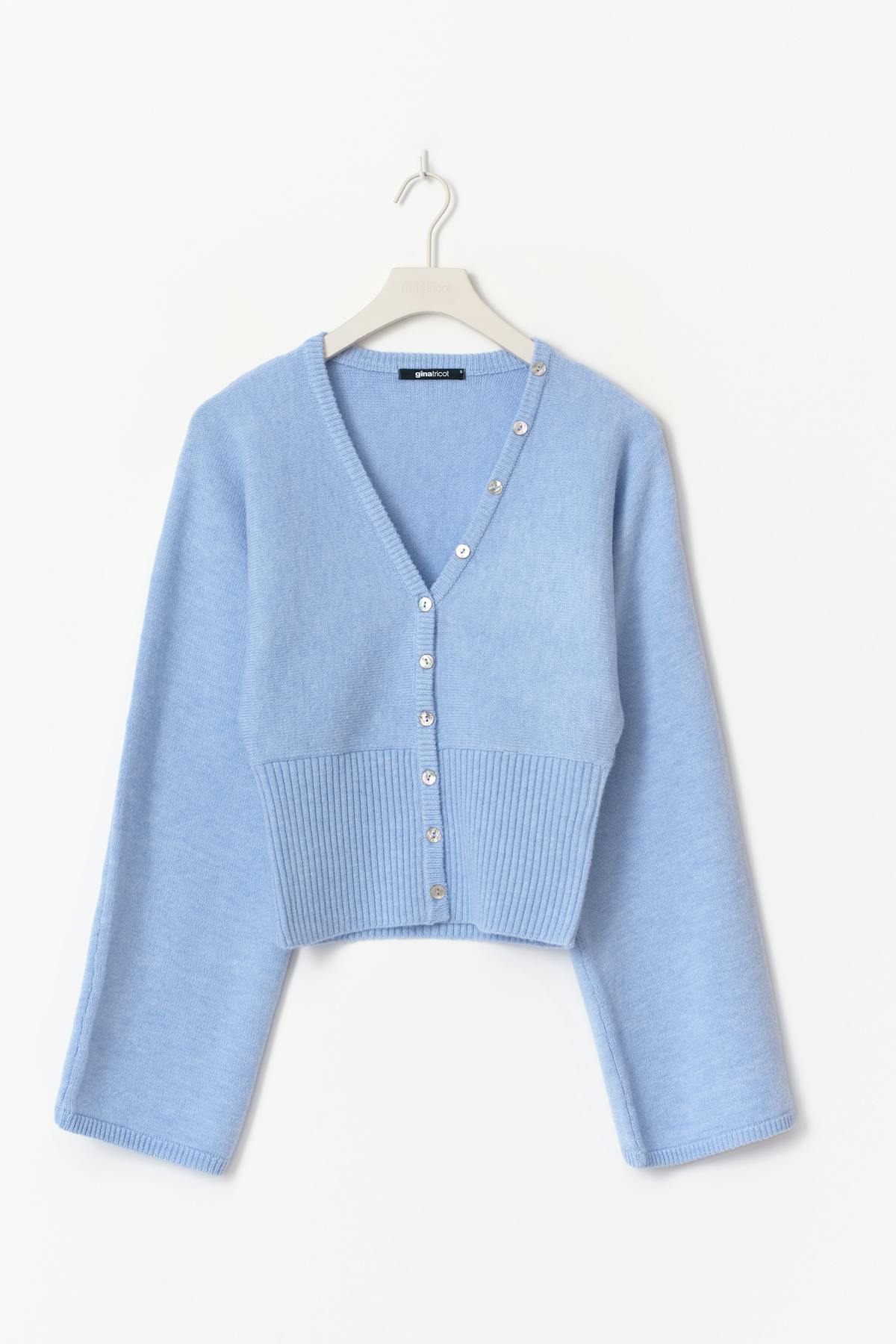 Fitted waist knitted cardigan