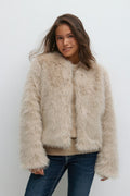 Y faux fur jacket