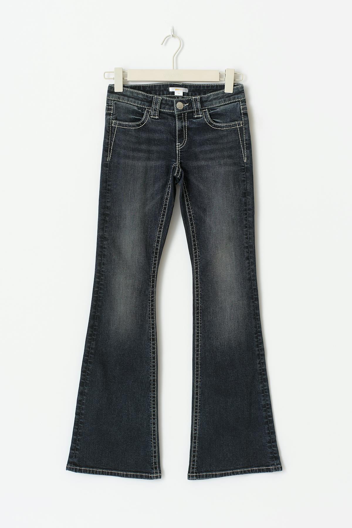 Y sparkle low flare jeans tall