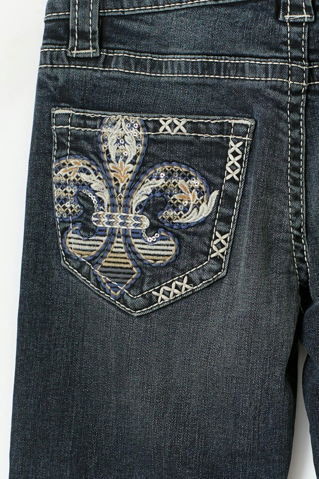 Y sparkle low flare jeans tall