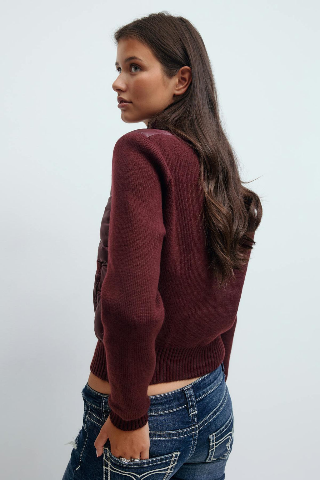 14+ rib puffer jacket