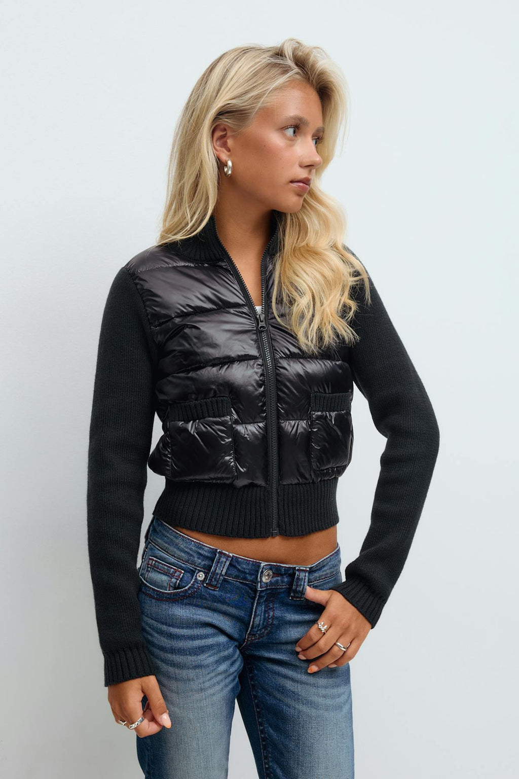 14+ rib puffer jacket