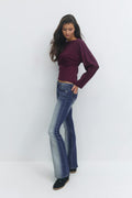 14+ low rise flare jeans tall