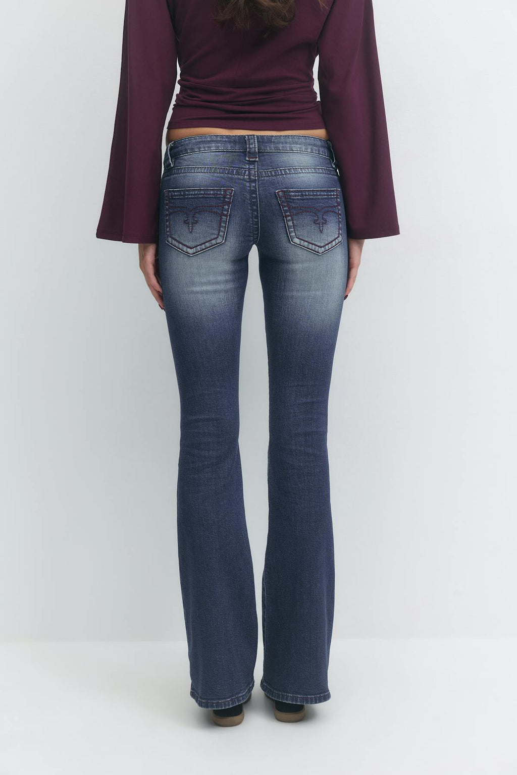14+ low rise flare jeans tall