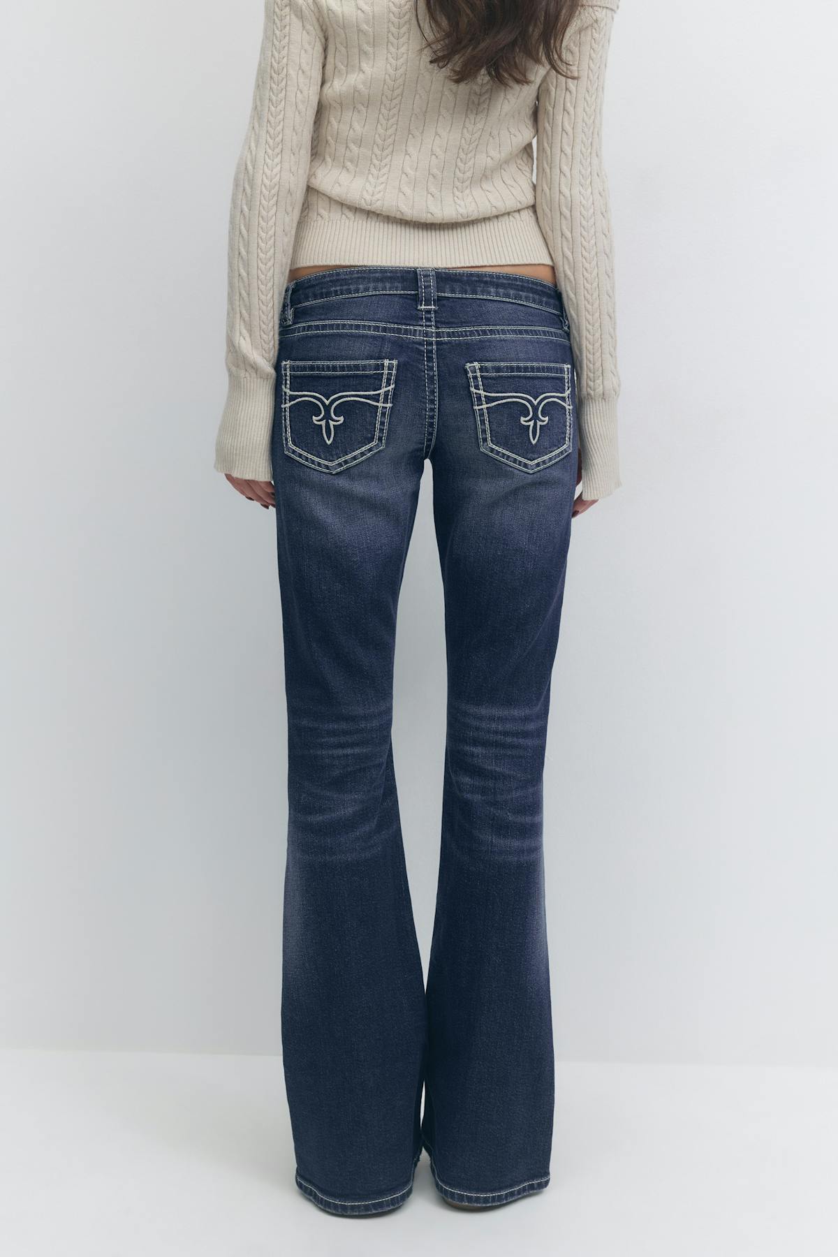 14+ low rise flare jeans tall