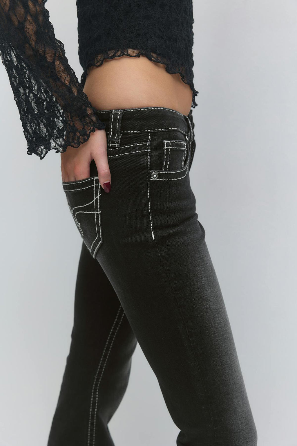 14+ low rise flare jeans tall