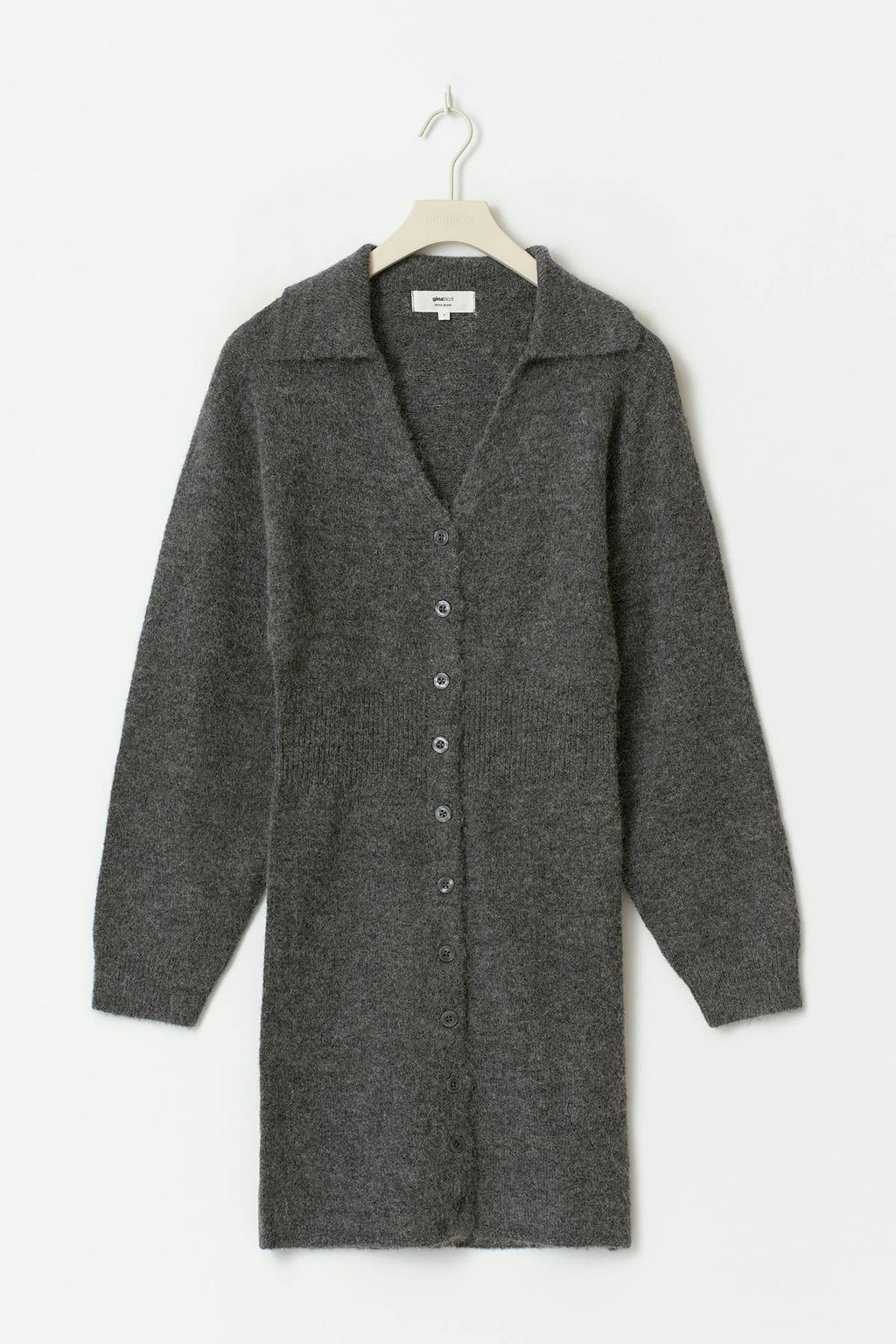 Knitted button down dress