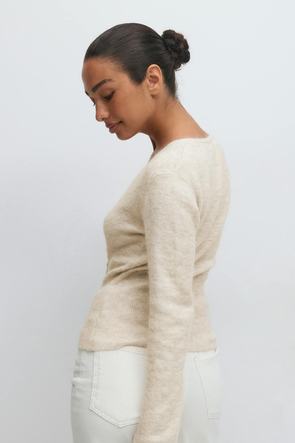 Alpaca blend knitted top