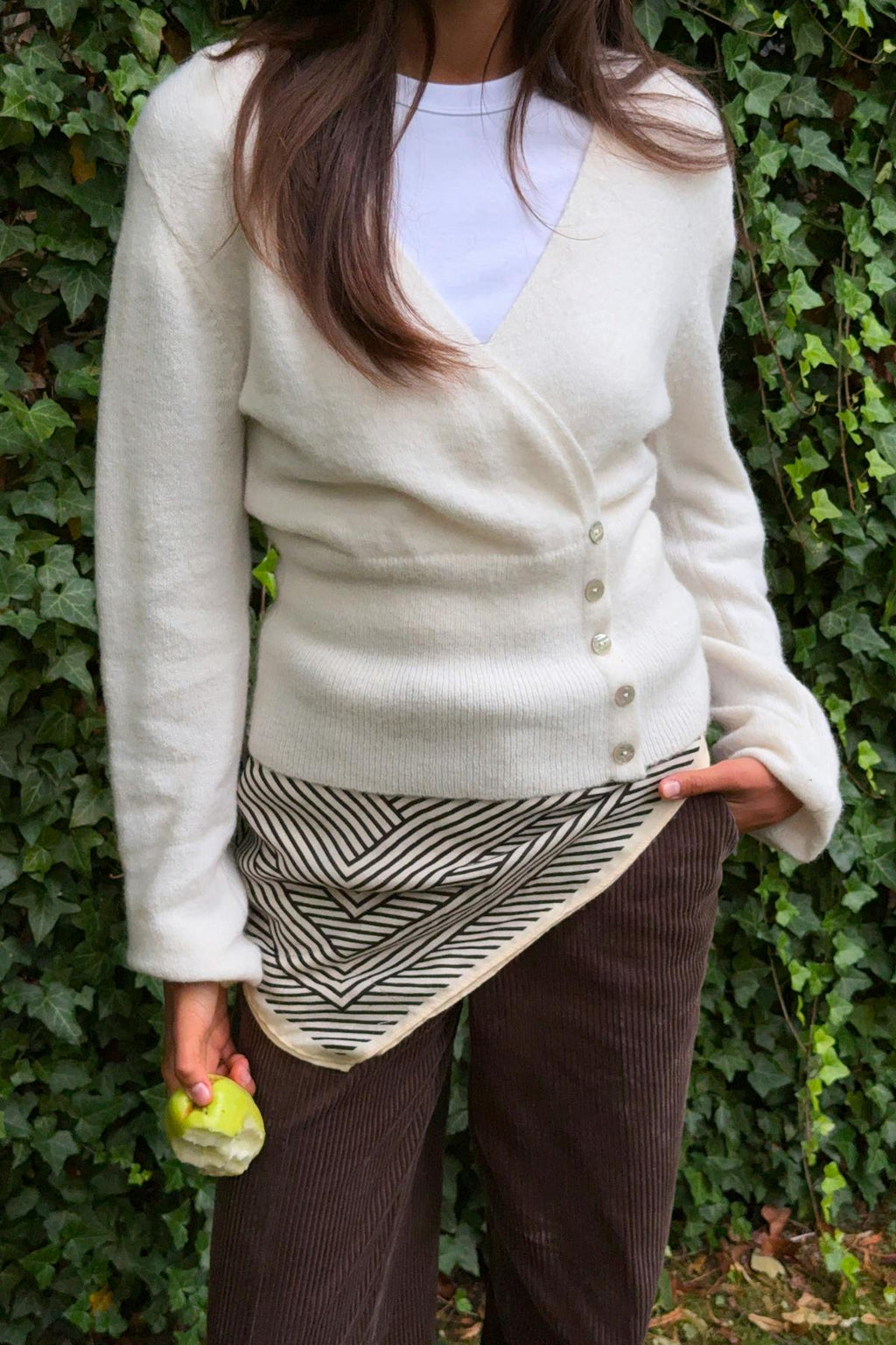 Alpaca blend knitted top