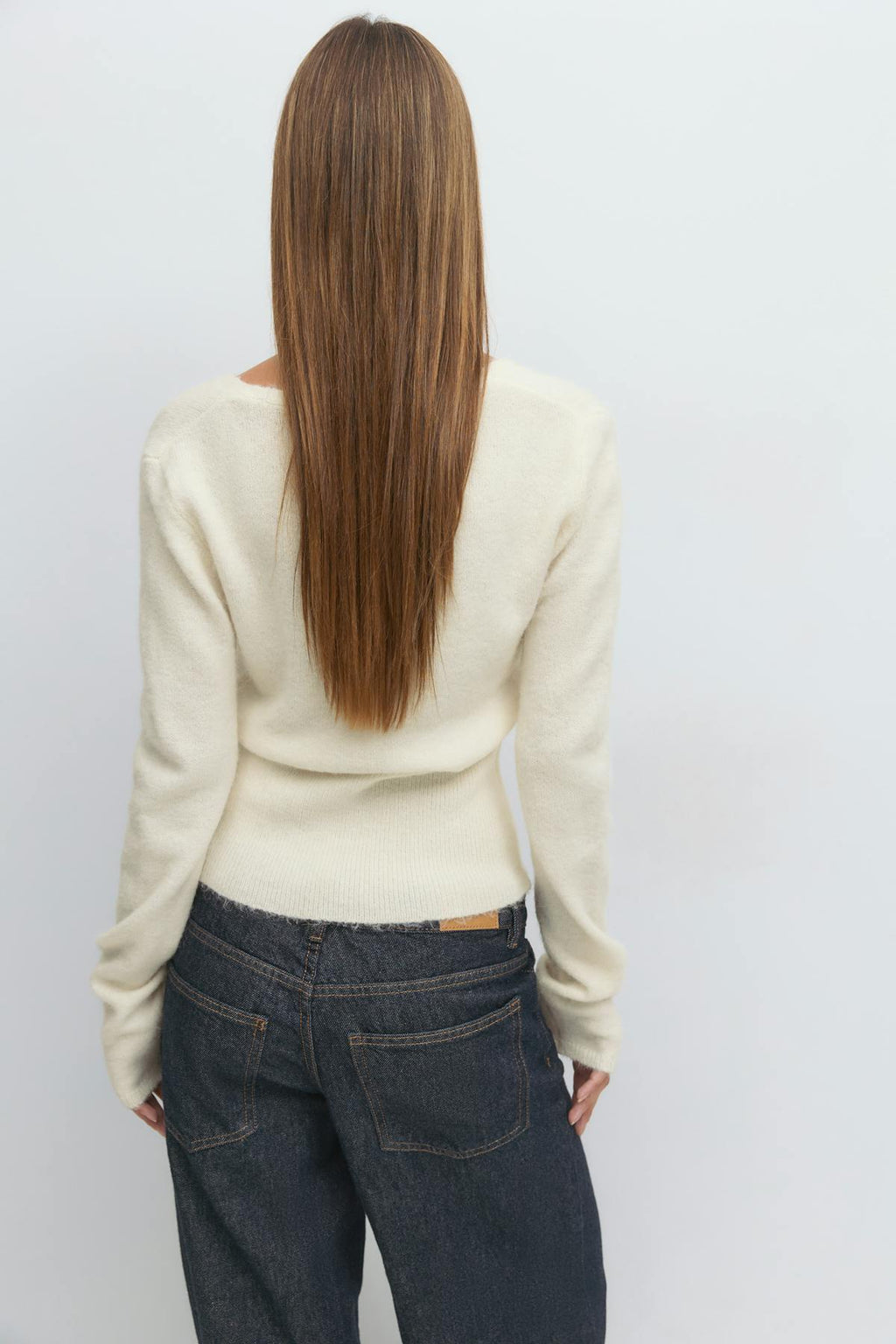 Alpaca blend knitted top