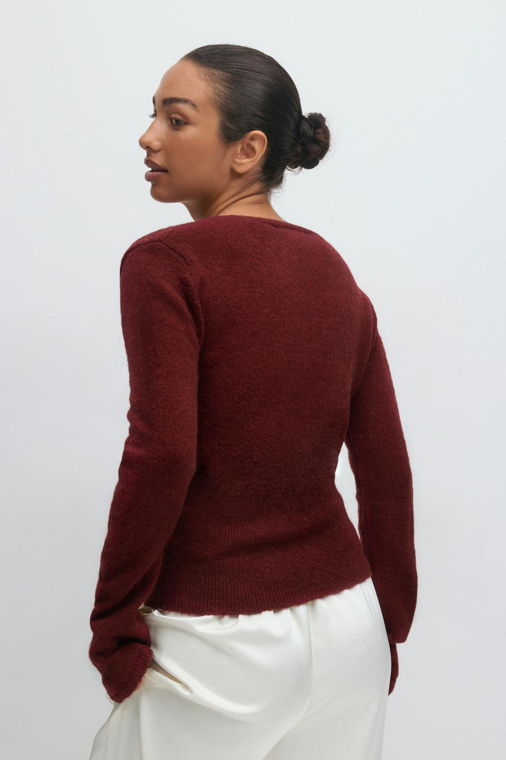Alpaca blend knitted top