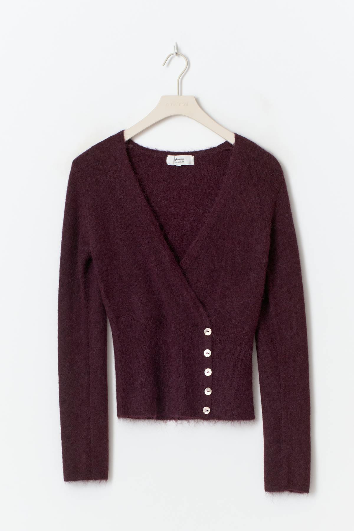 Alpaca blend knitted top