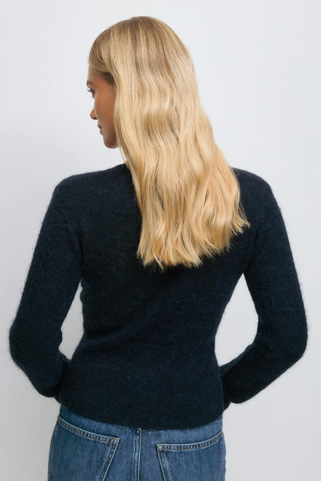 Alpaca blend knitted top