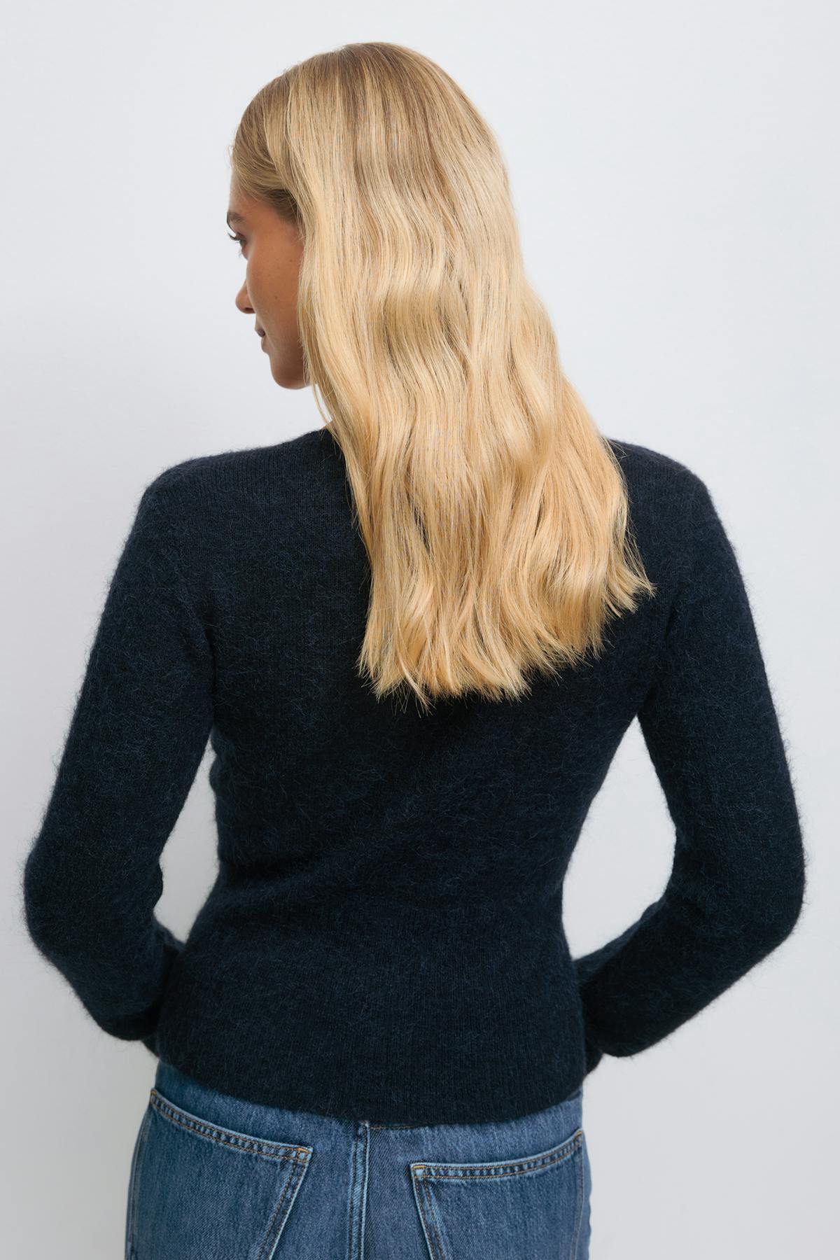 Alpaca blend knitted top