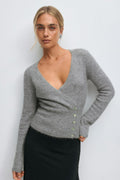 Alpaca blend knitted top