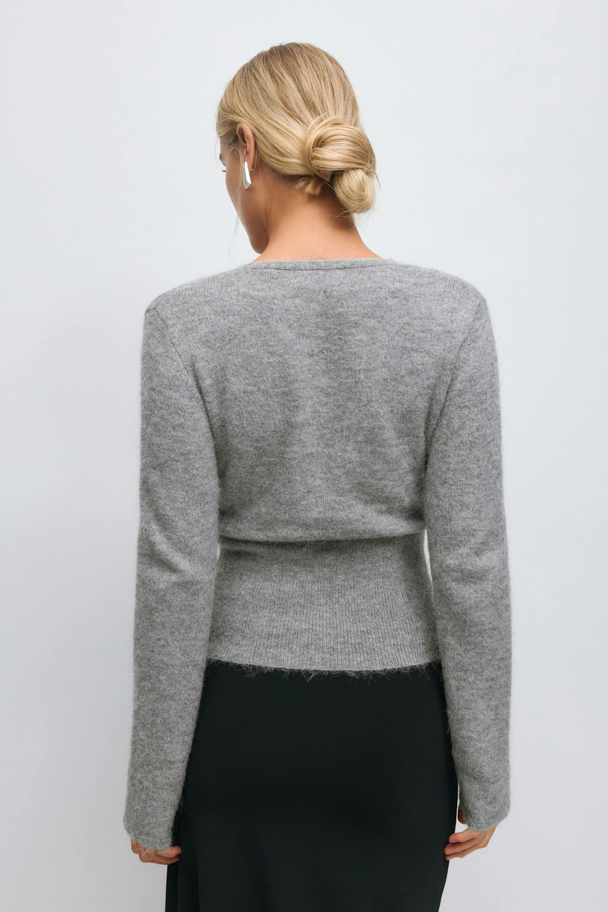 Alpaca blend knitted top