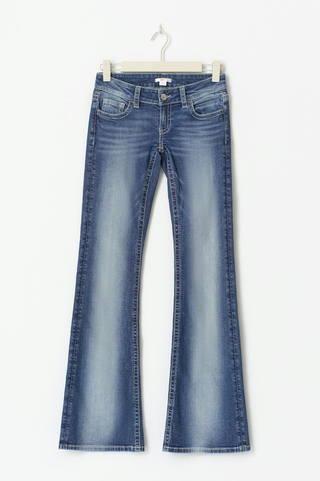 Decorated flare tall jeans