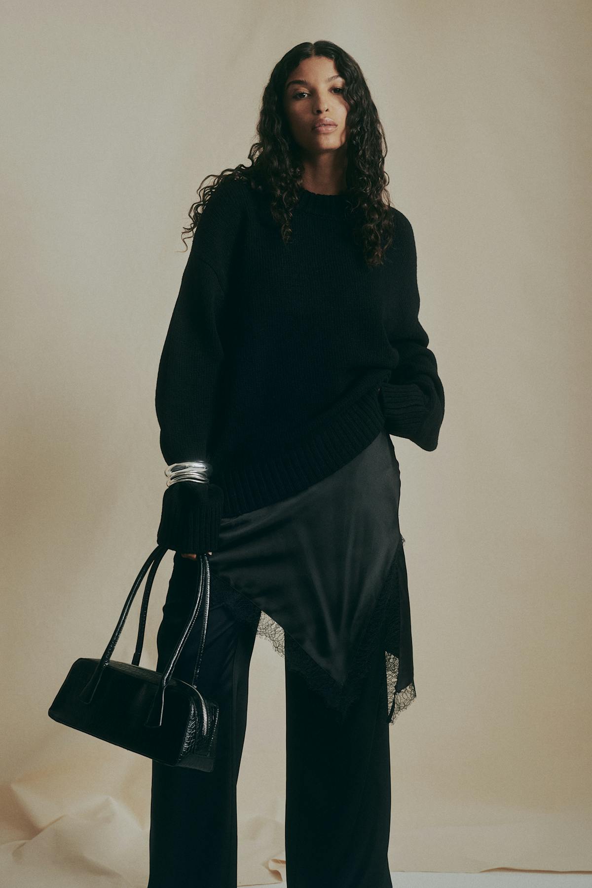 Merino wool knitted sweater