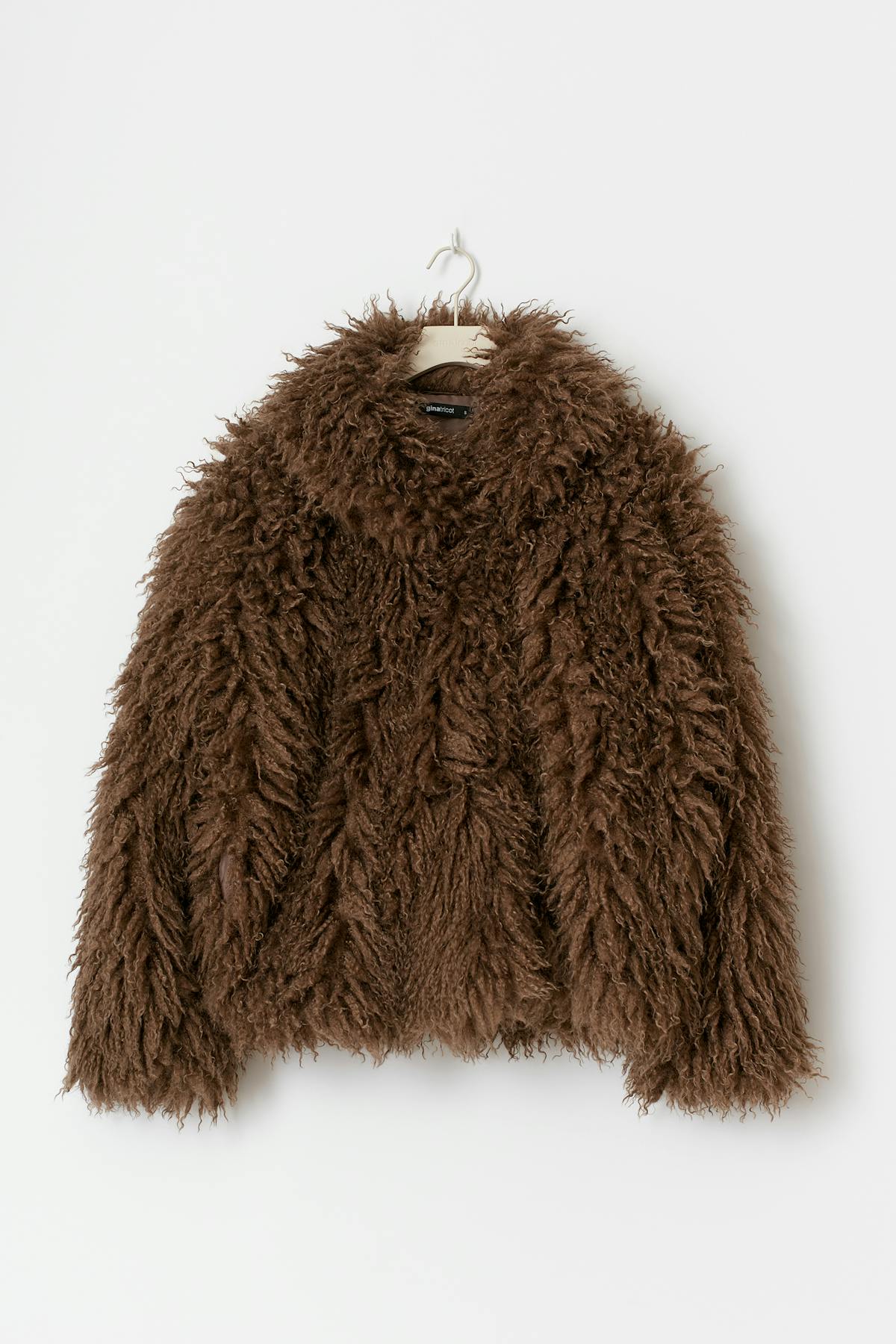Faux fur short jacket