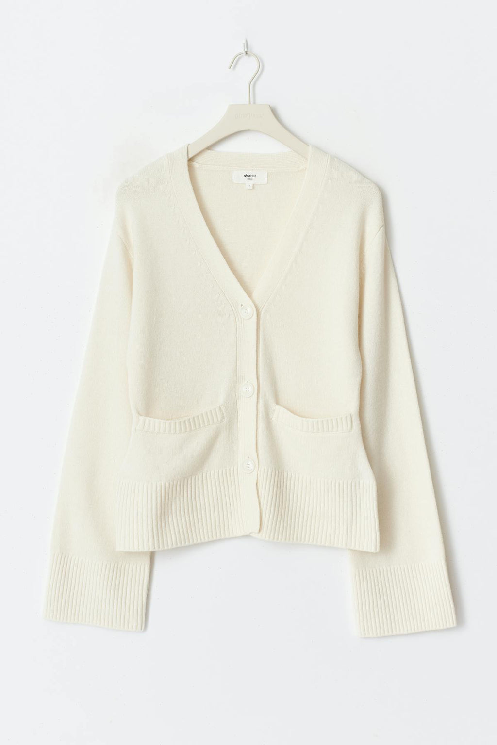 Merino wool knitted cardigan