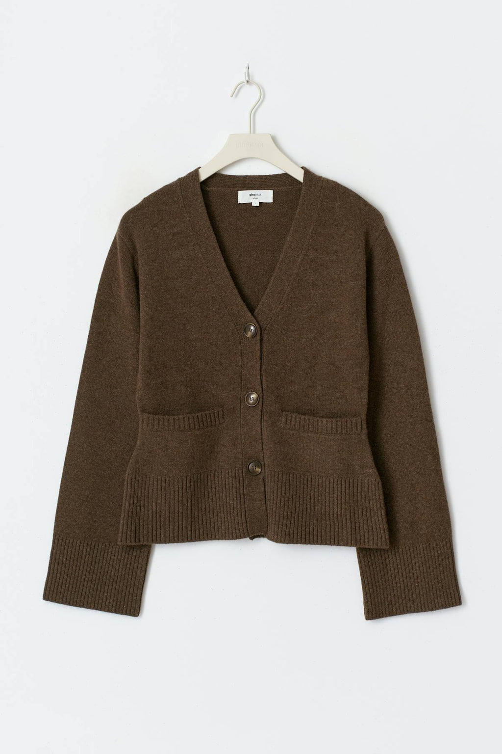 Merino wool knitted cardigan