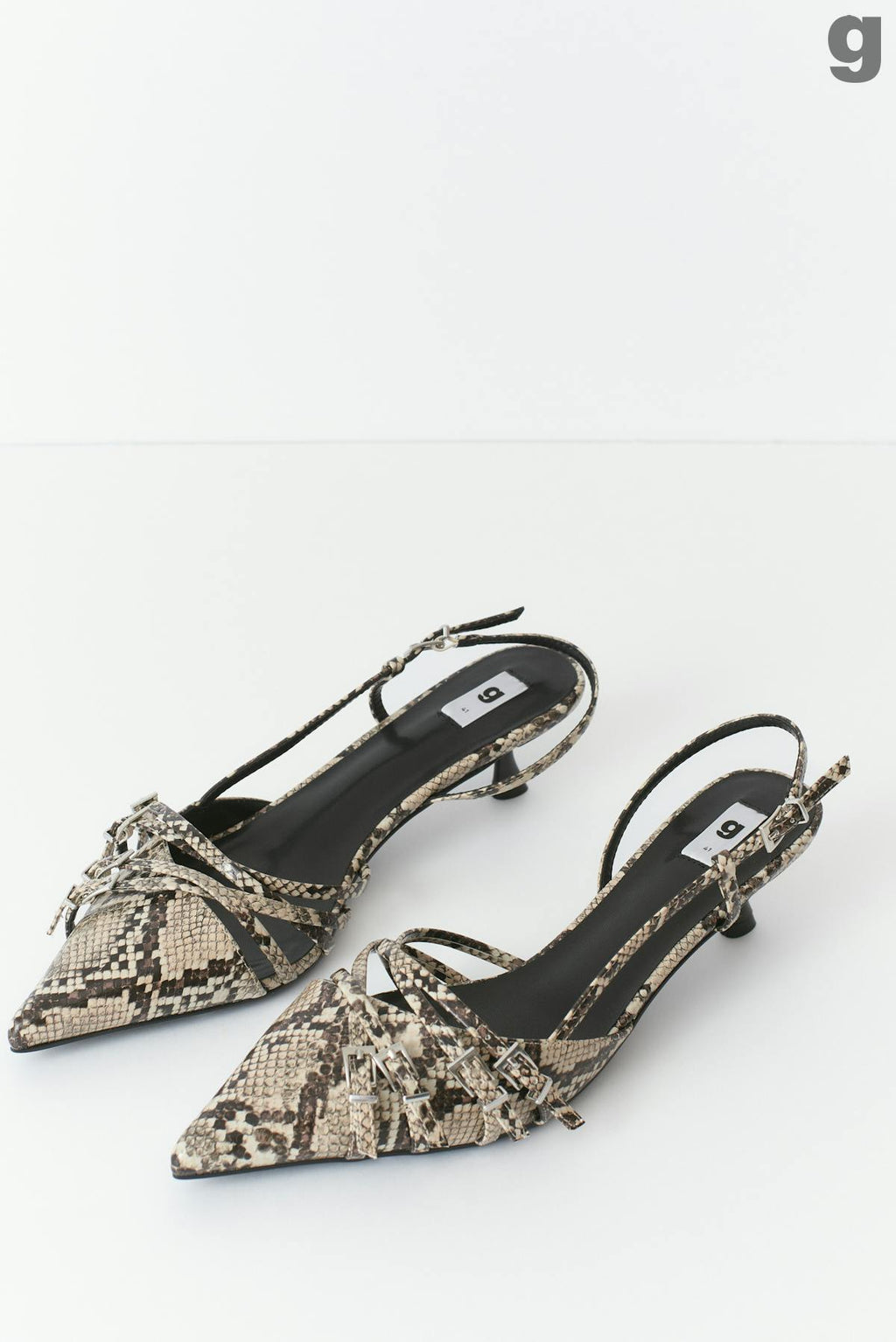 Strappy slingbacks