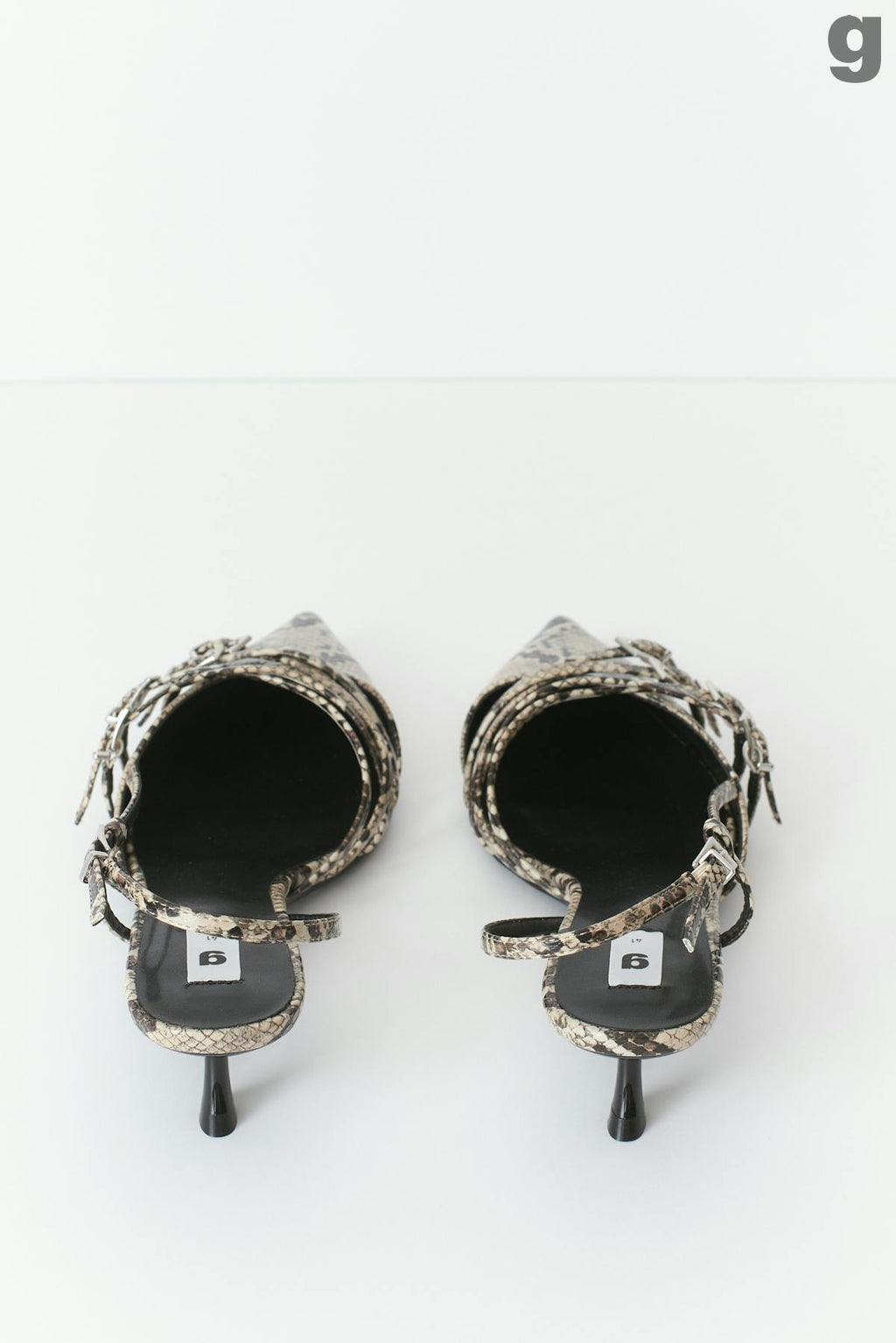 Strappy slingbacks