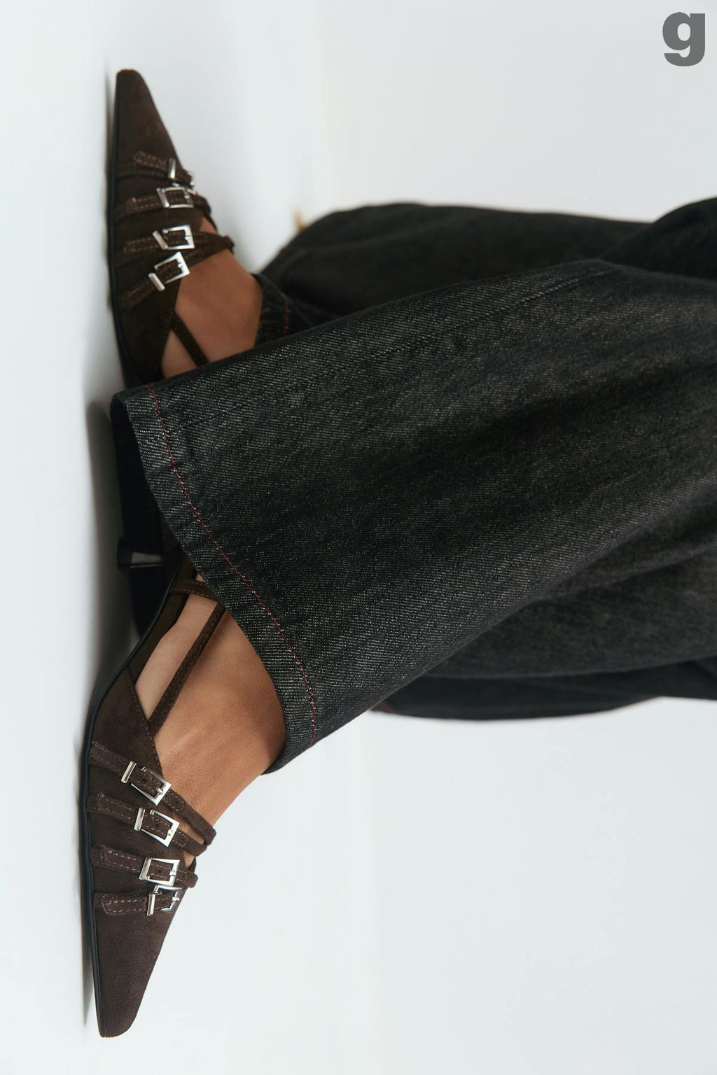 Strappy slingbacks