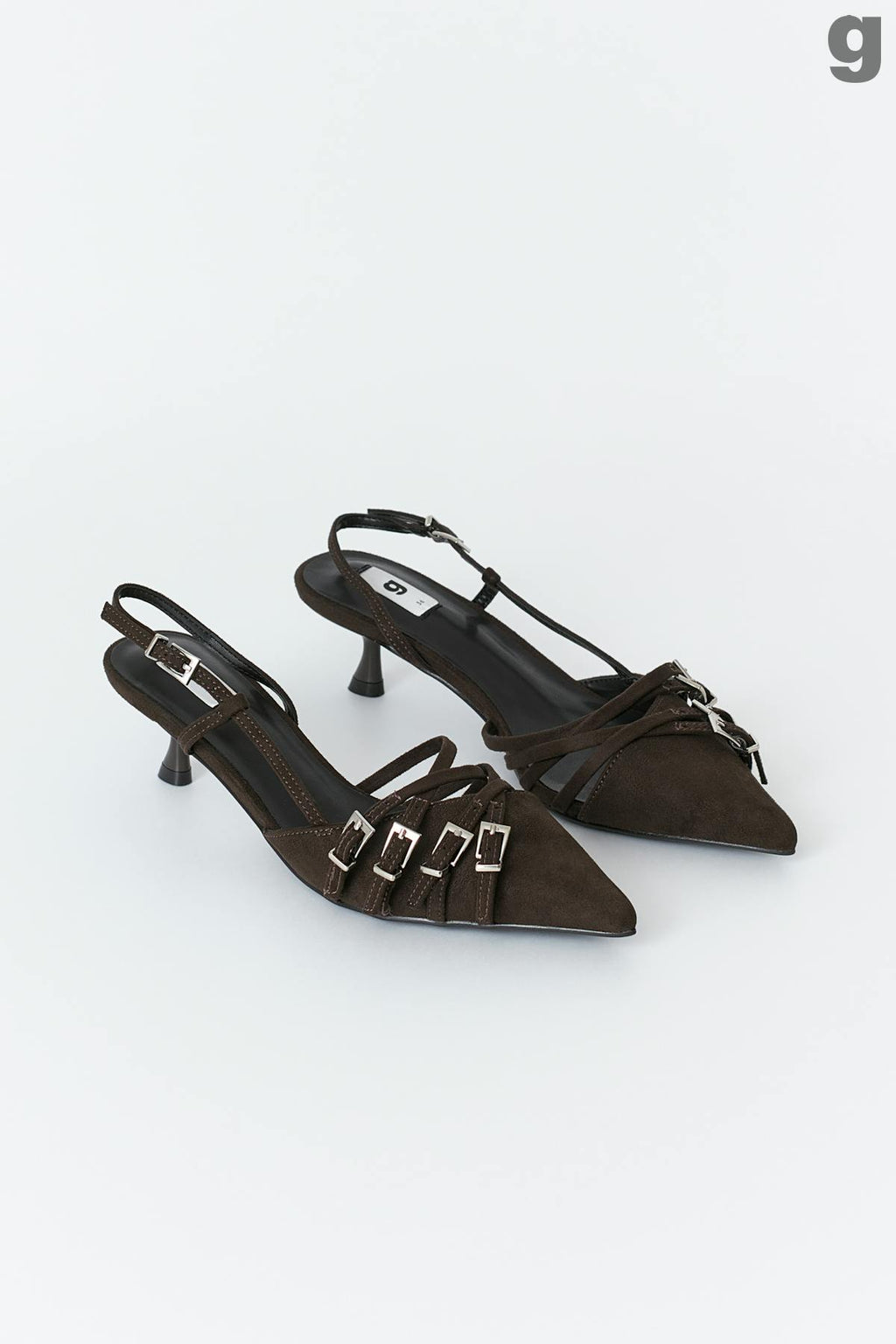 Strappy slingbacks