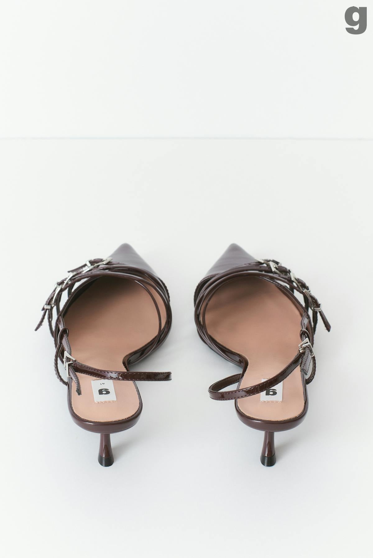 Strappy slingbacks