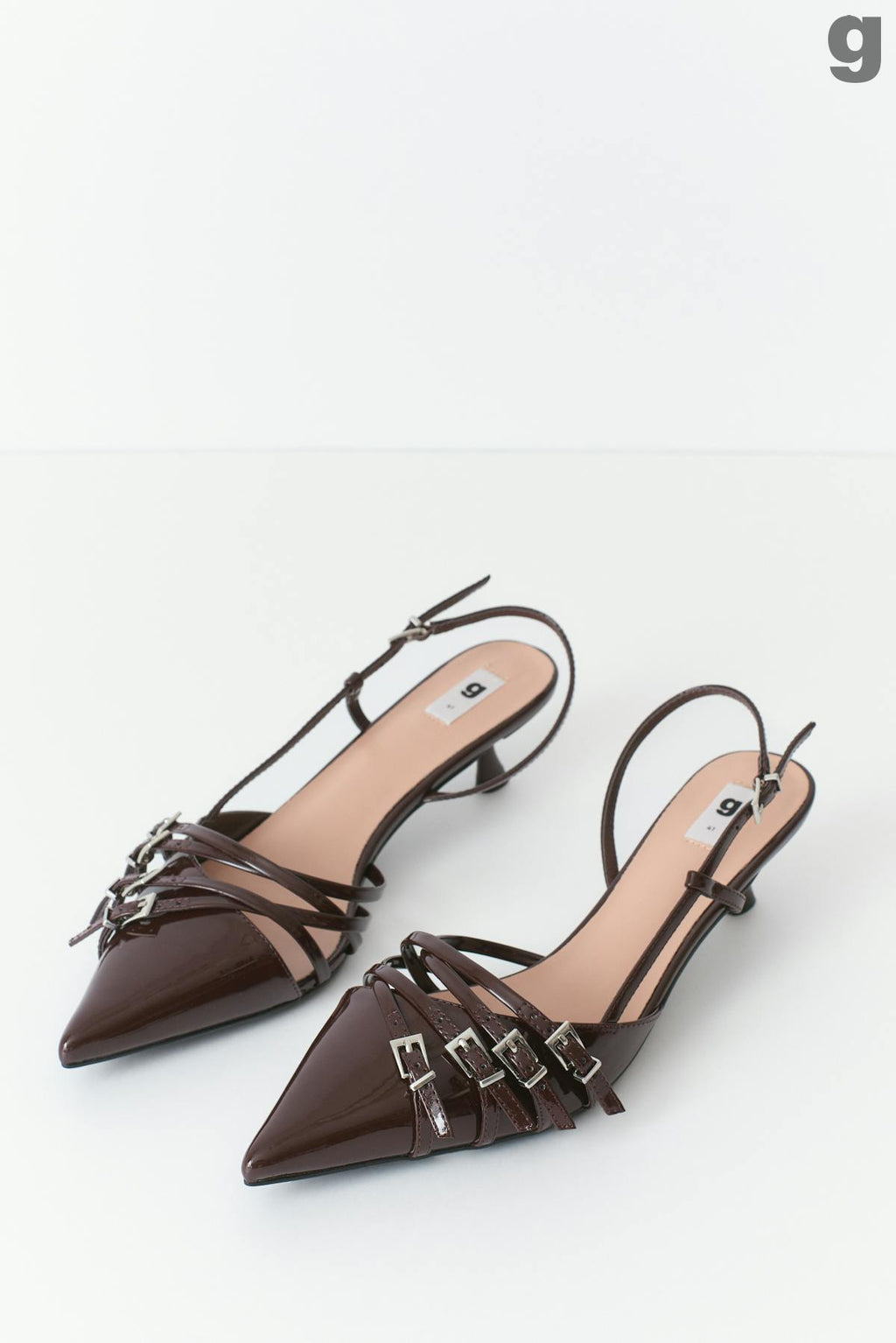 Strappy slingbacks