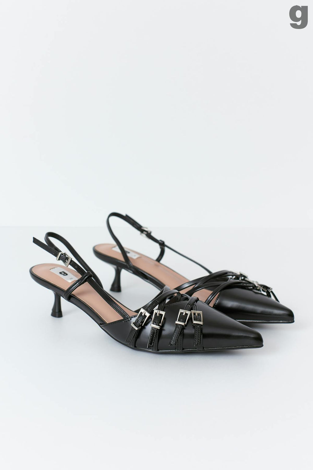 Strappy slingbacks