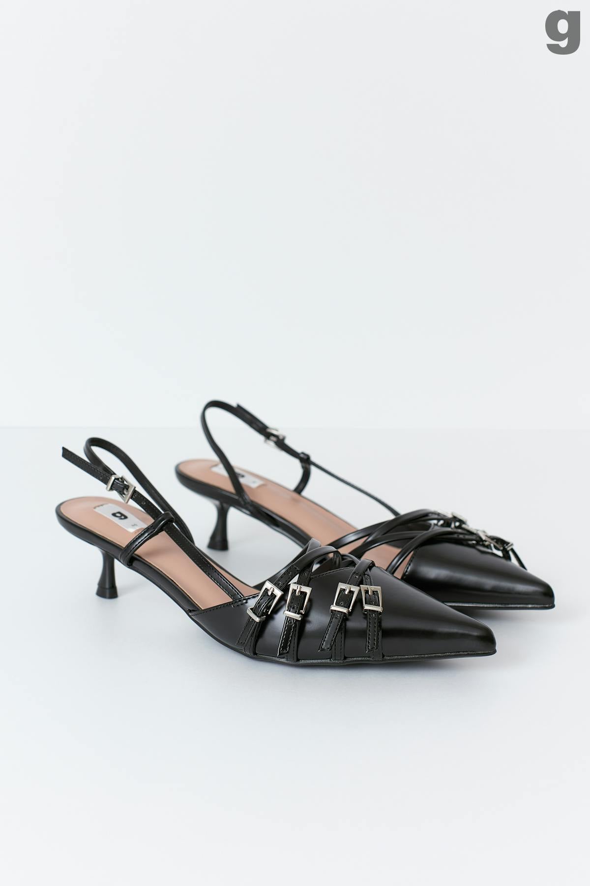 Strappy slingbacks