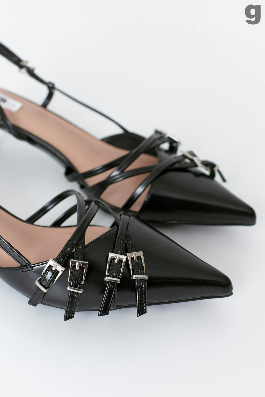 Strappy slingbacks