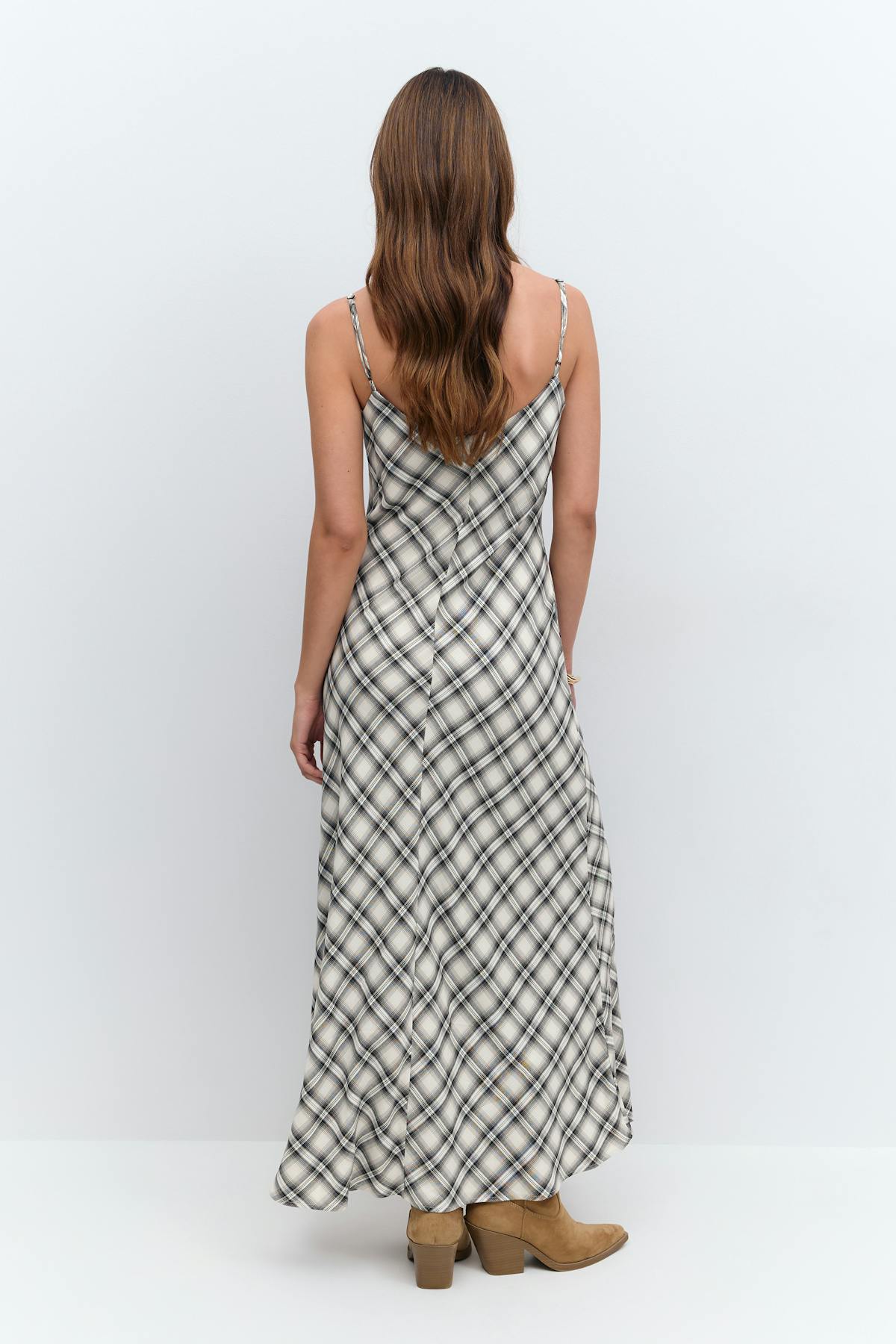 Checked dress