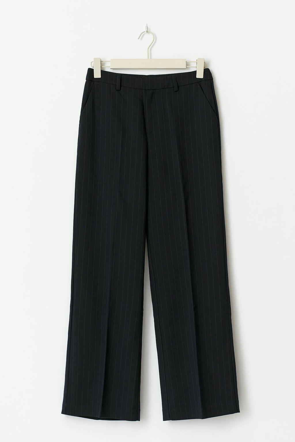 Mid waist straight trousers
