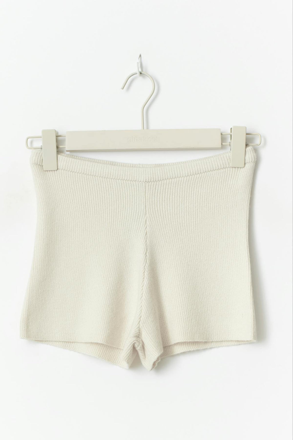Knitted mini shorts