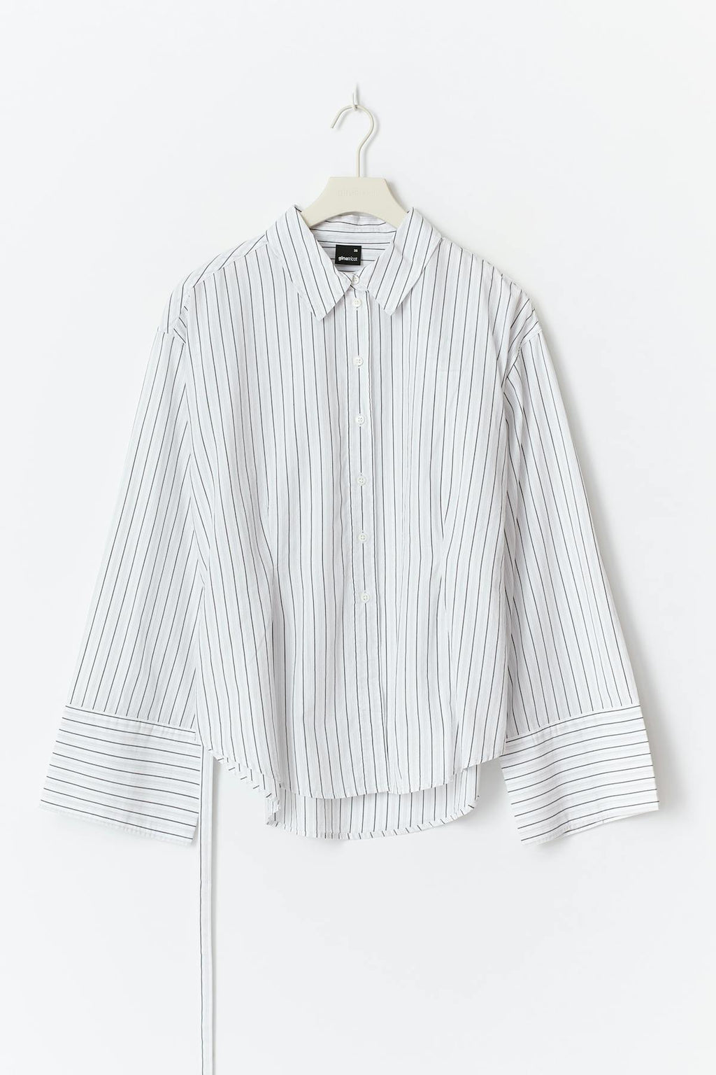 Shaped tie blouse