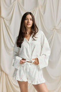 Flannel frill shorts