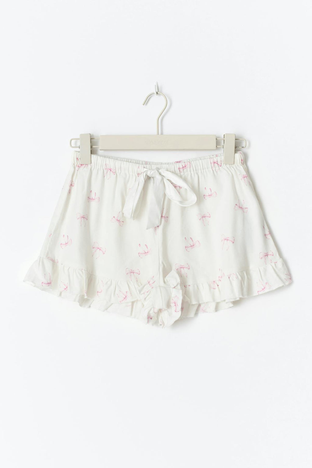 Flannel frill shorts