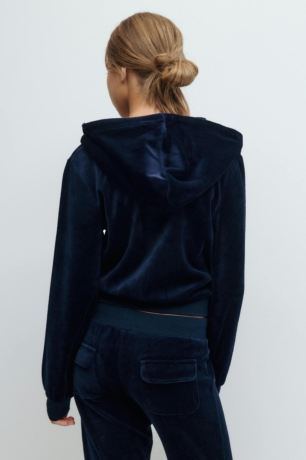 Y velour zip hood