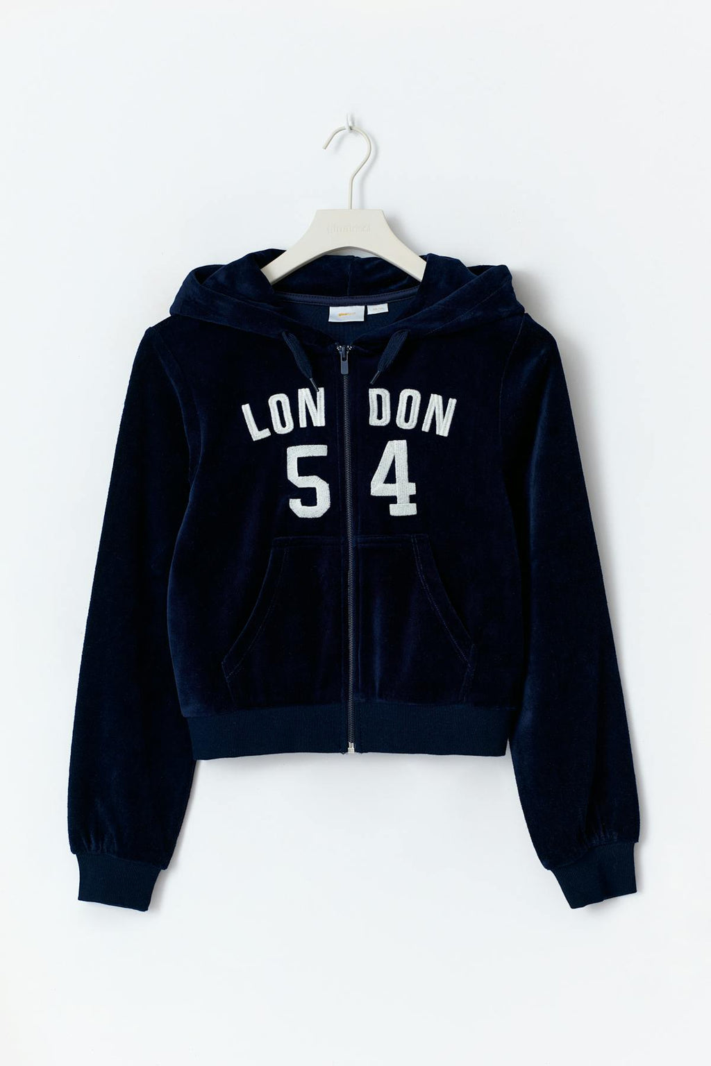 Y velour zip hood