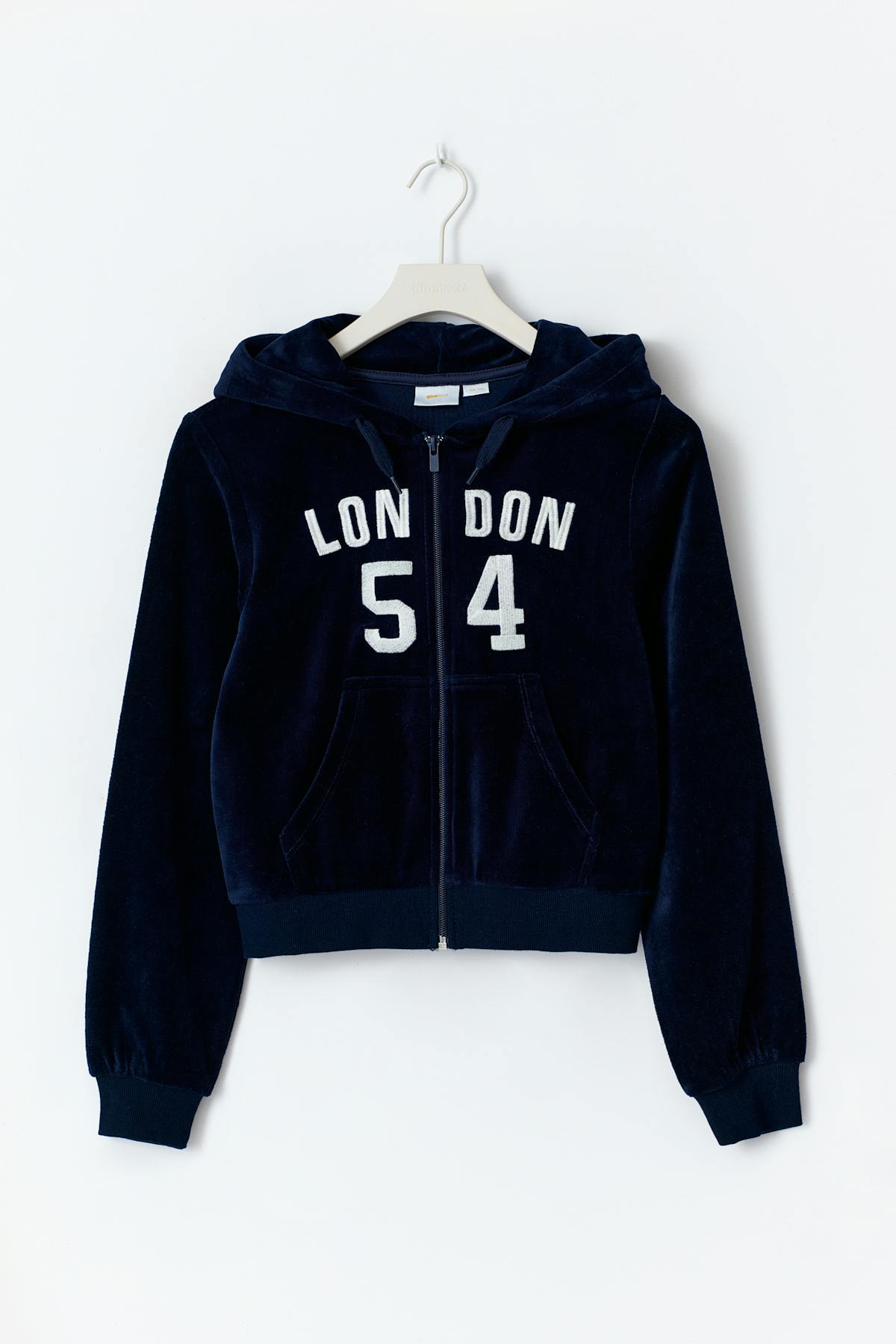 Y velour zip hood