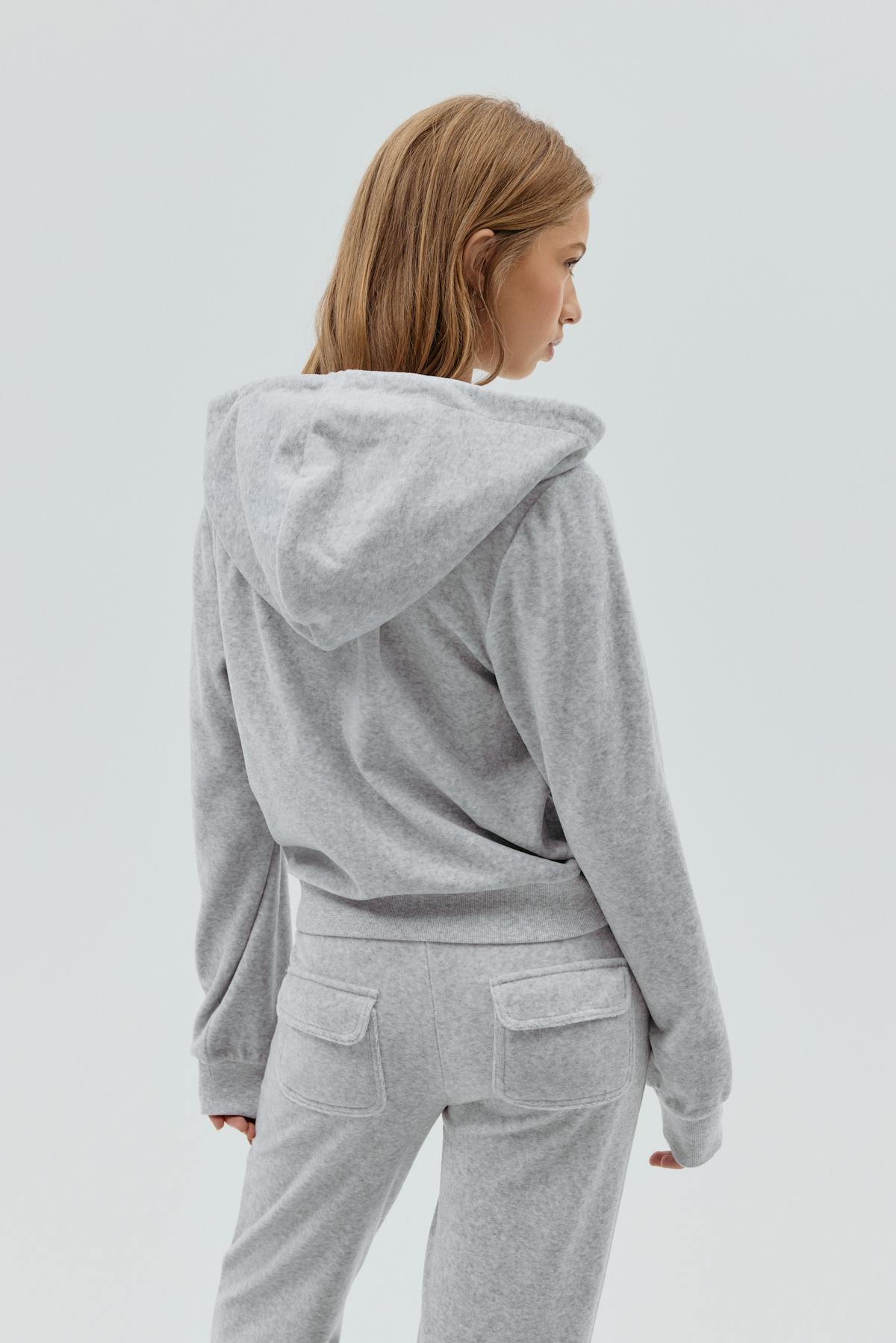 Y velour zip hood