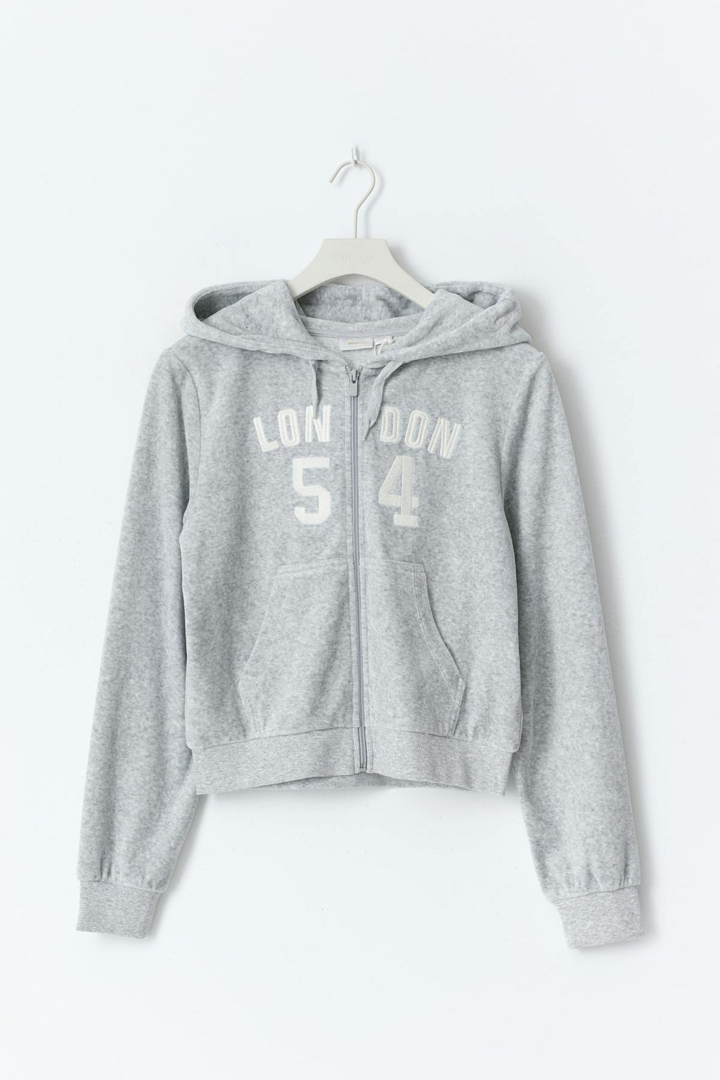 Y velour zip hood
