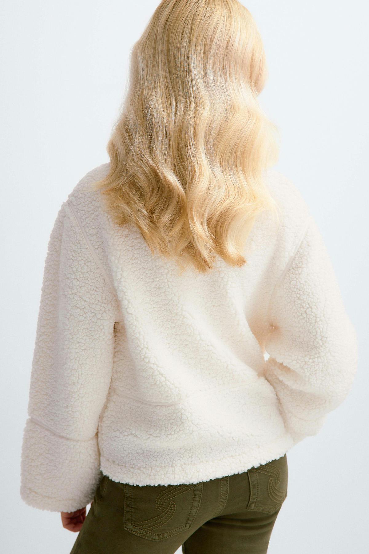 Y pile zip jacket