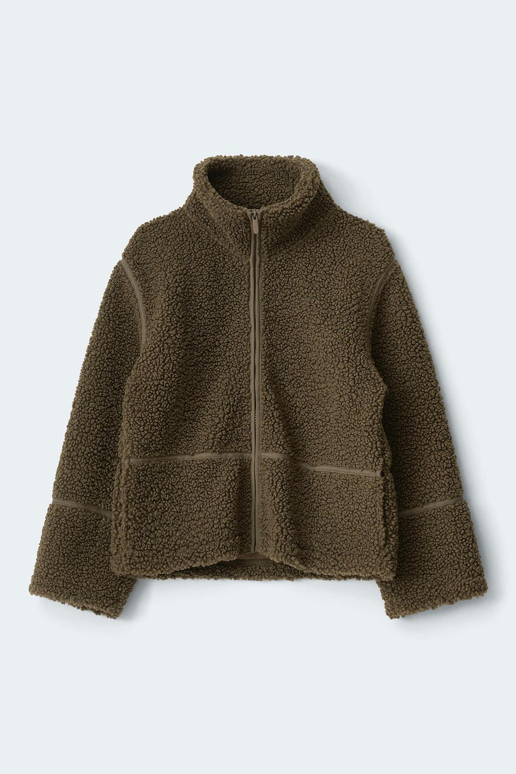Y pile zip jacket