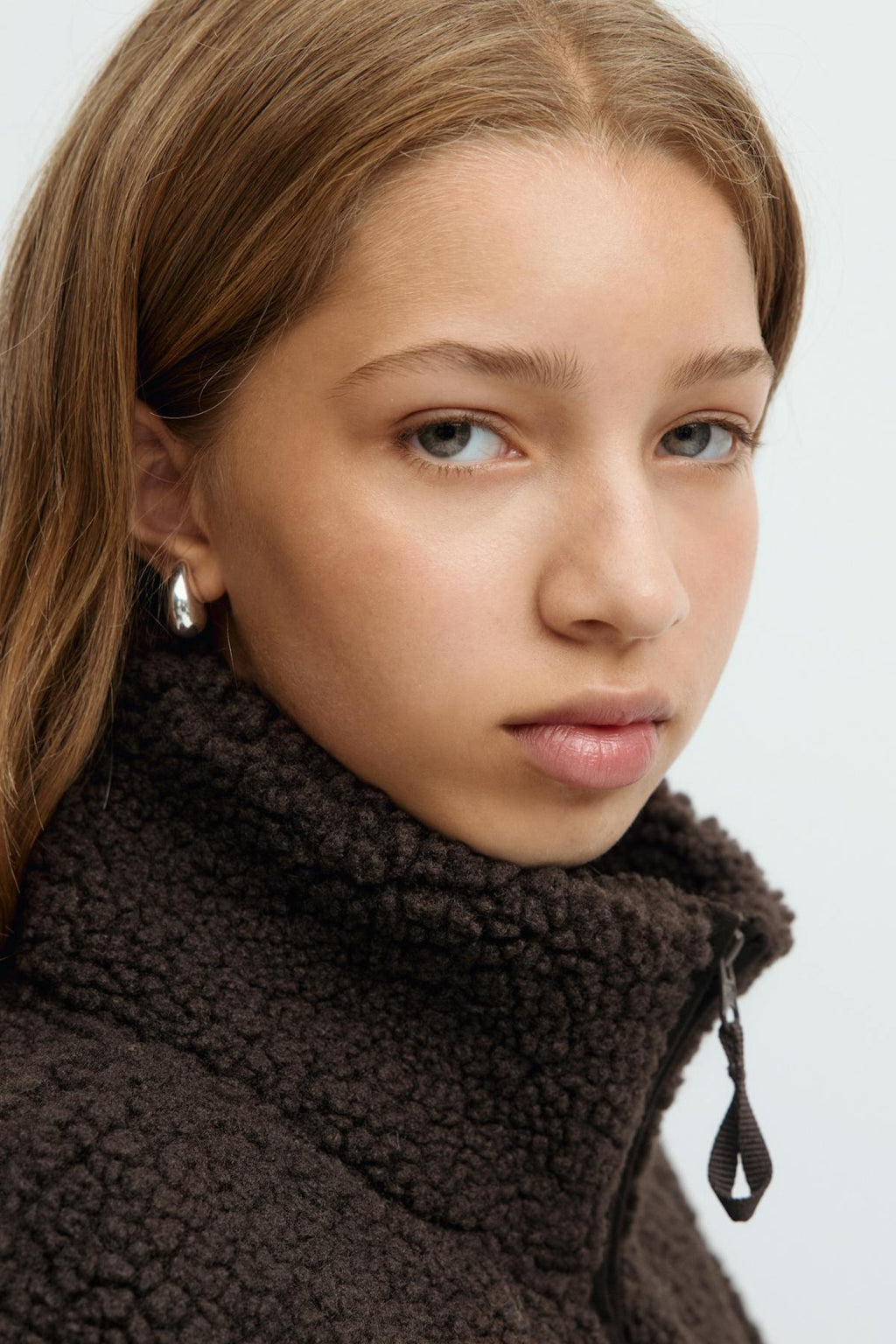 Y pile zip jacket