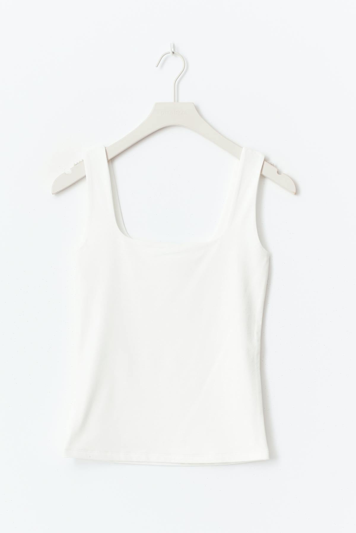 Square neck top